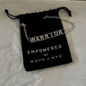 MAYA J NYC silver WARRIOR bracelet, Oprah's favorite